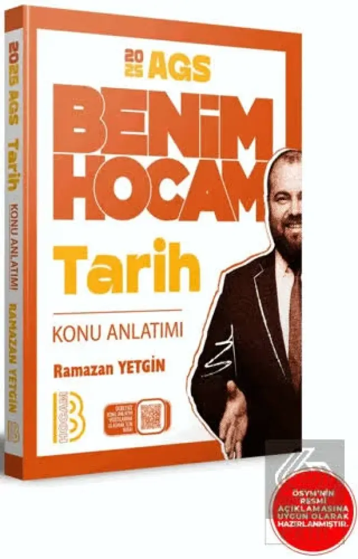Benim Hocam Yayınları   2025 Ags Tarih Konu Anlatımı - Ramazan Yetgin