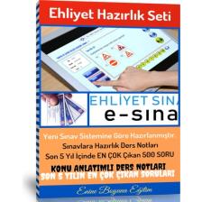 Enine Boyuna Eğitim Ehliyet Hazırlık Seti (Ehliyet Kitabı ve 500 Soruluk Deneme)