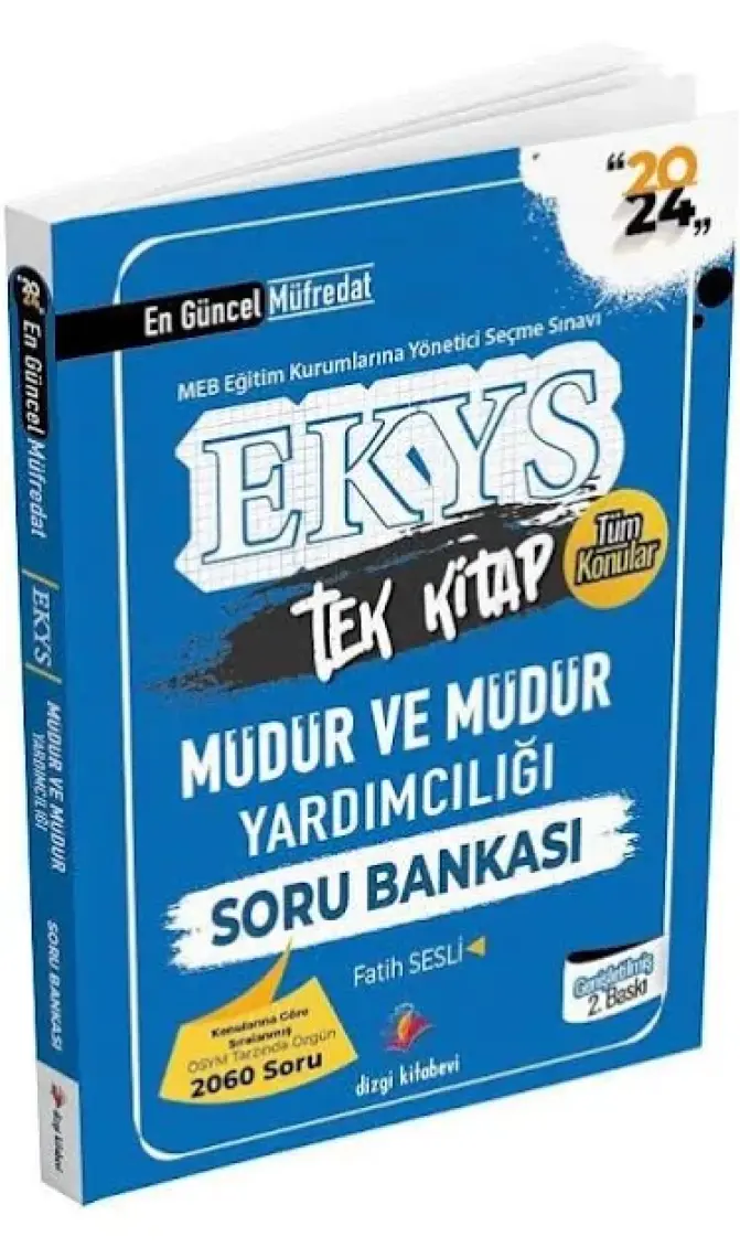 Dizgi Kitap EKYS Tüm Dersler Soru Bankası 2023 Güncel Baskı