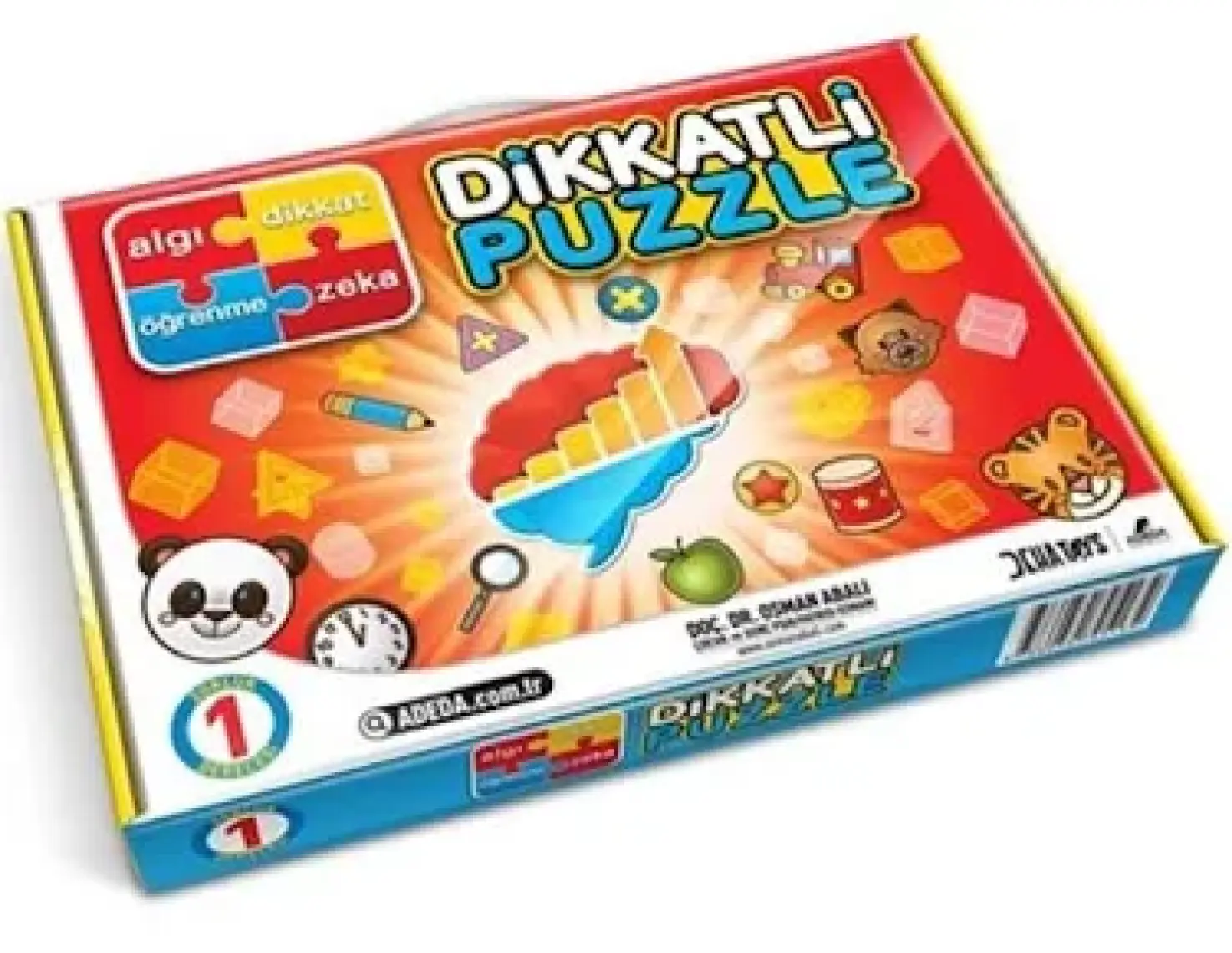 Adeda Yayıncılık Dikkatli Puzzle - Dikkati Güçlendirme Seti - Osman Abalı