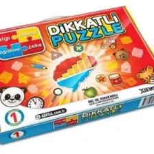 Adeda Yayıncılık Dikkatli Puzzle - Dikkati Güçlendirme Seti - Osman Abalı