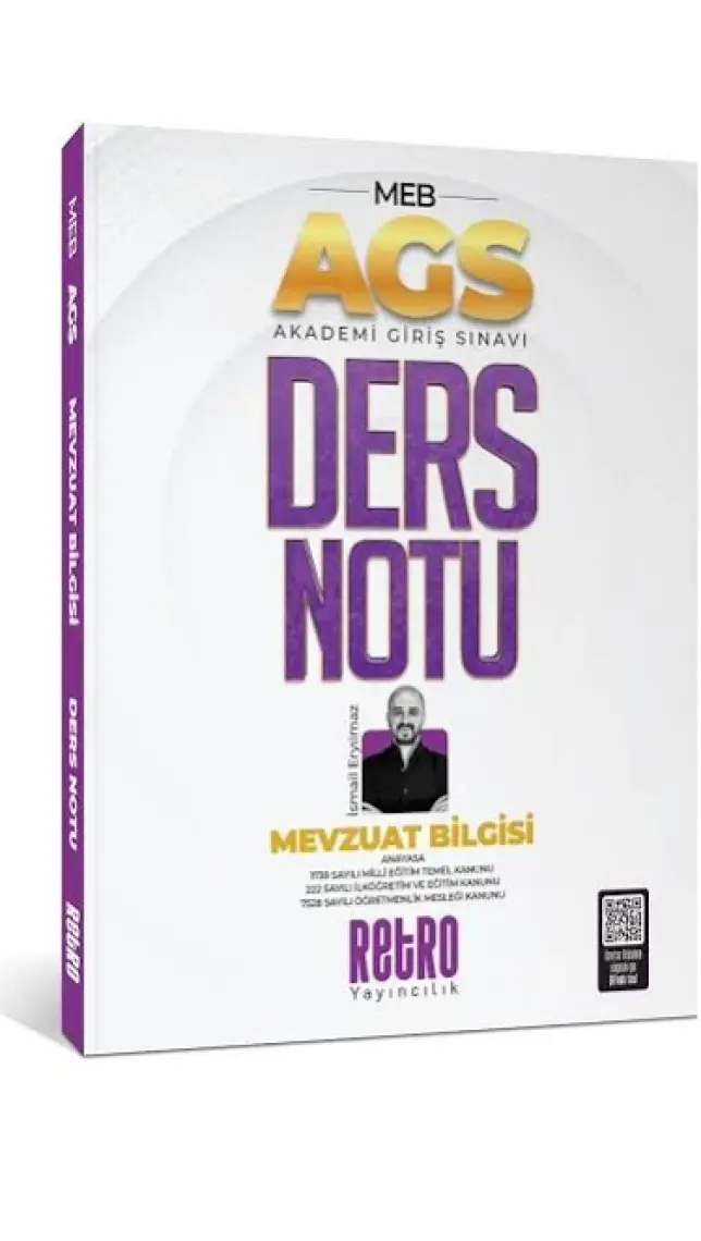 Retro Yayıncılık AGS Mevzuat Bilgisi Ders Notu