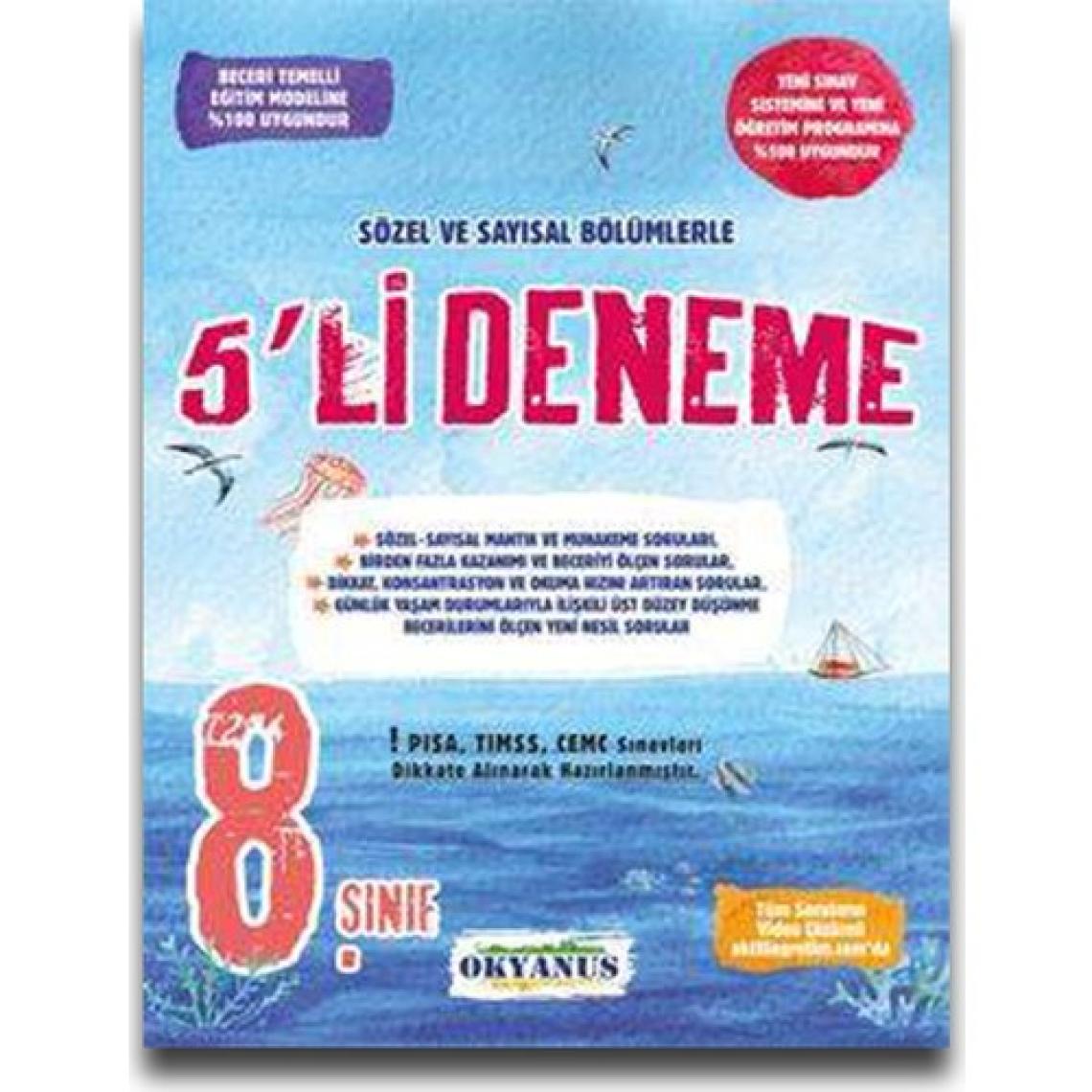 Okyanus Yayınları 8. Sınıf 5'li Deneme