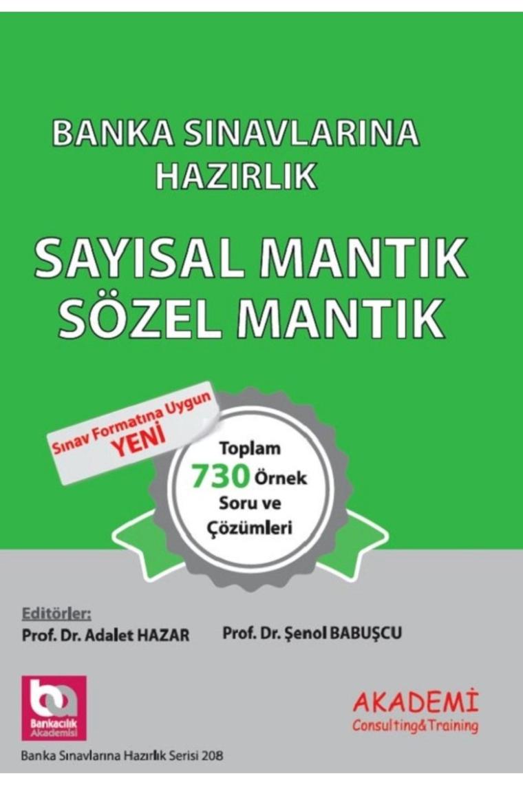 Banka Sınavlarına Hazırlık Sözel Mantık Sayısal Mantık