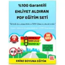 Enine Boyuna Eğitim %100 Garantili Ehliyet Aldıran PDF Eğitim Seti
