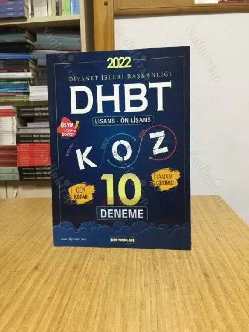 Ddy Yayınları  DHBT Koz Lisans Önlisans Tamamı Çözümlü 10 Deneme
