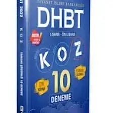 Ddy Yayınları  DHBT Koz Lisans Önlisans Tamamı Çözümlü 10 Deneme