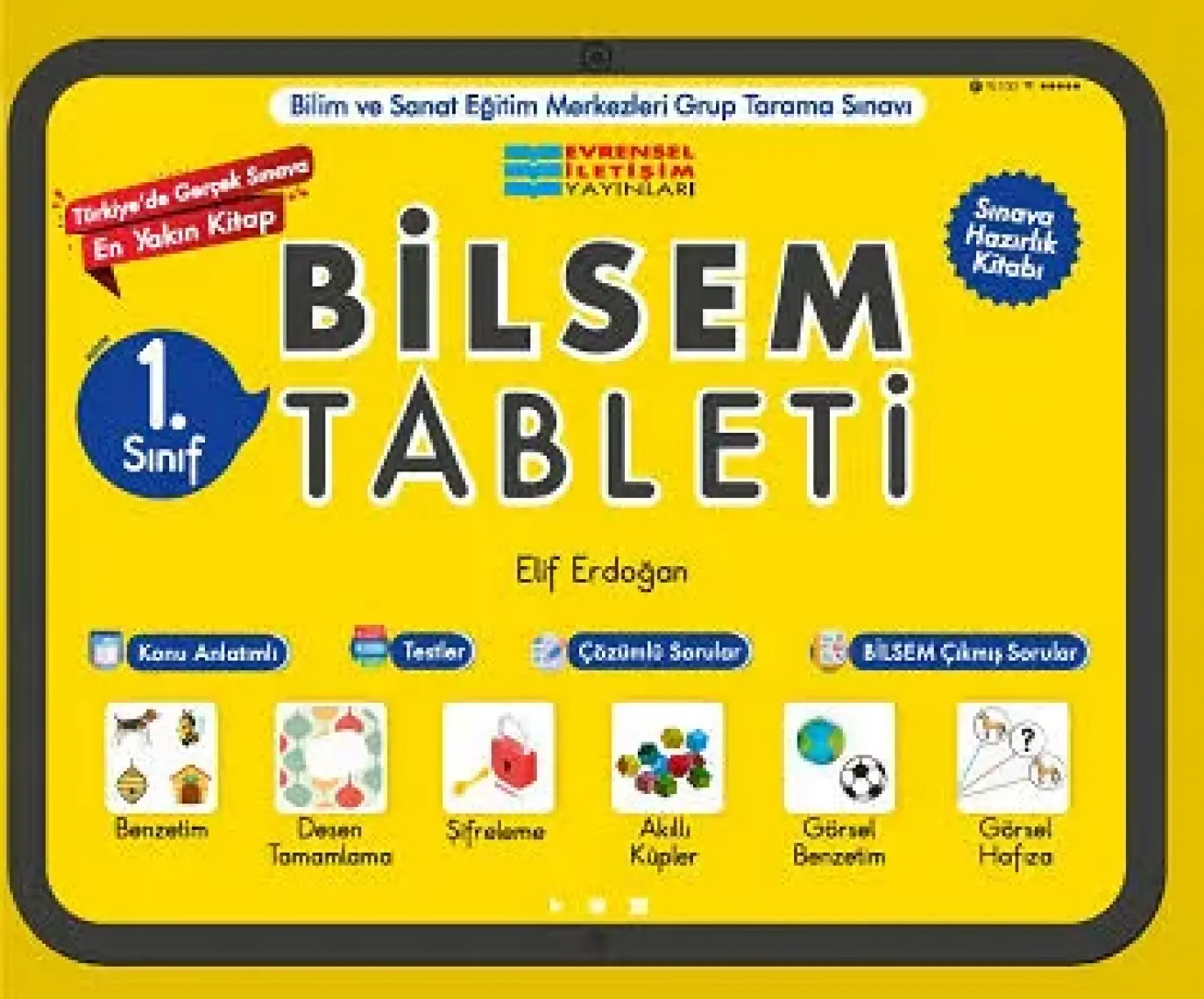 Evrensel İletişim Yayınları 1.Sınıf  Bilsem Tablet Kitabı