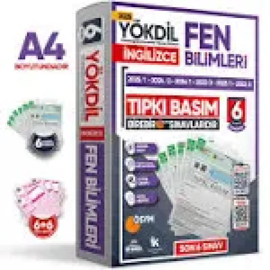 Karakutu Yayınları 2025 Yökdil Ingilizce Fen Bilimleri Ösym Çıkmış Soru Tıpkı Basım Deneme Paketi 6lı Türkiye Geneli
