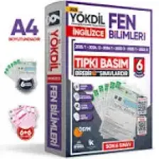 Karakutu Yayınları 2025 Yökdil Ingilizce Fen Bilimleri Ösym Çıkmış Soru Tıpkı Basım Deneme Paketi 6lı Türkiye Geneli