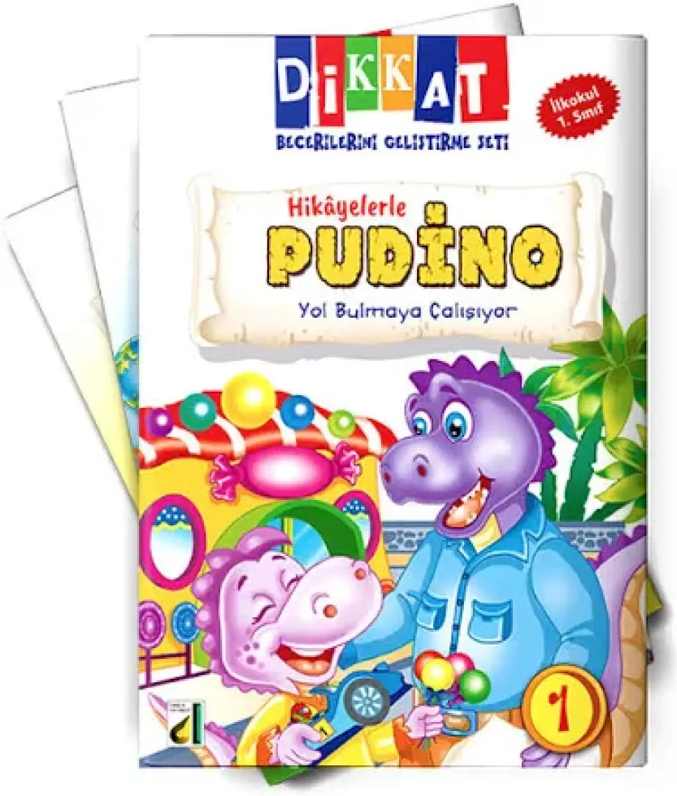 Damla Yayınevi Hikayelerle Pudino Eğitim Seti - 1. Sınıflar İçin