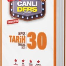 Akademi Denizi Yayınları Kpss Tarih Canlı Ders Süper 30 Deneme Seti