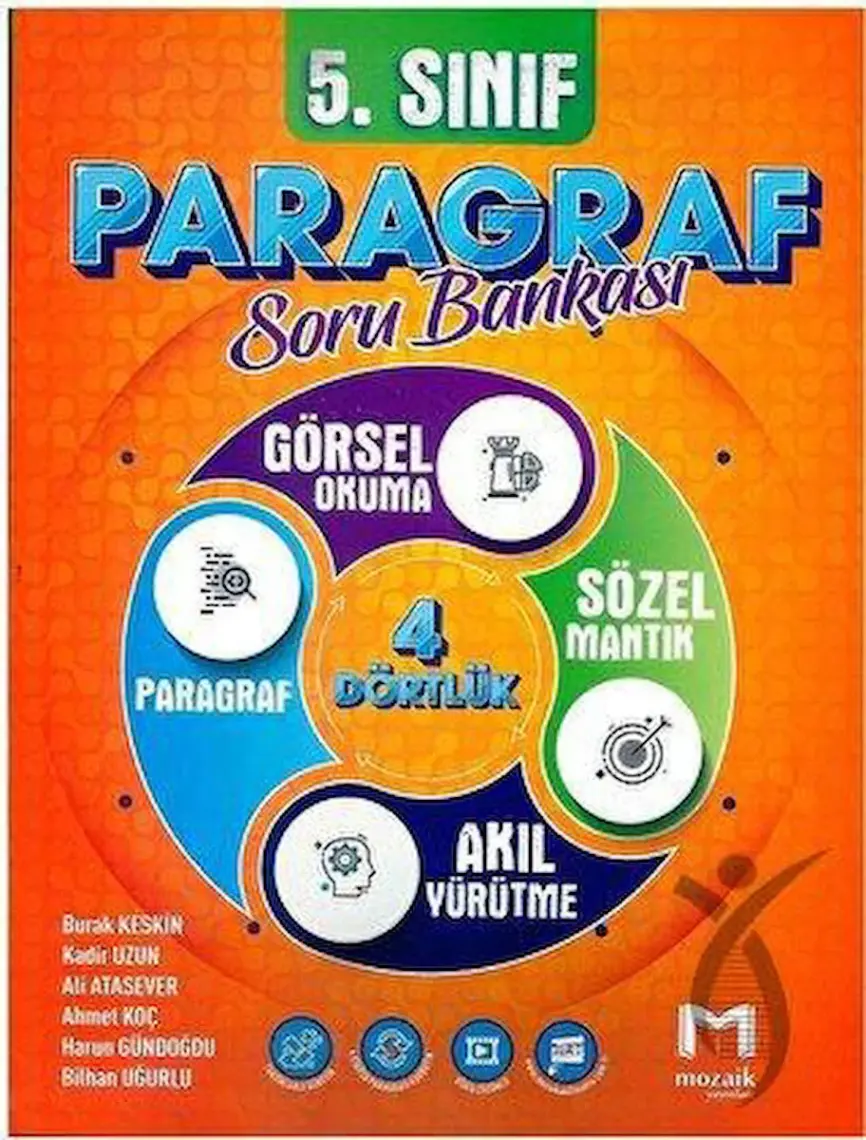 Mozaik Yayınları 5. Sınıf Paragraf Mozaik Soru Bankası - Ahmet Koç