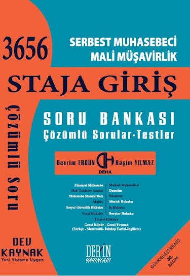 Smmm Staja Giriş Soru Bankası