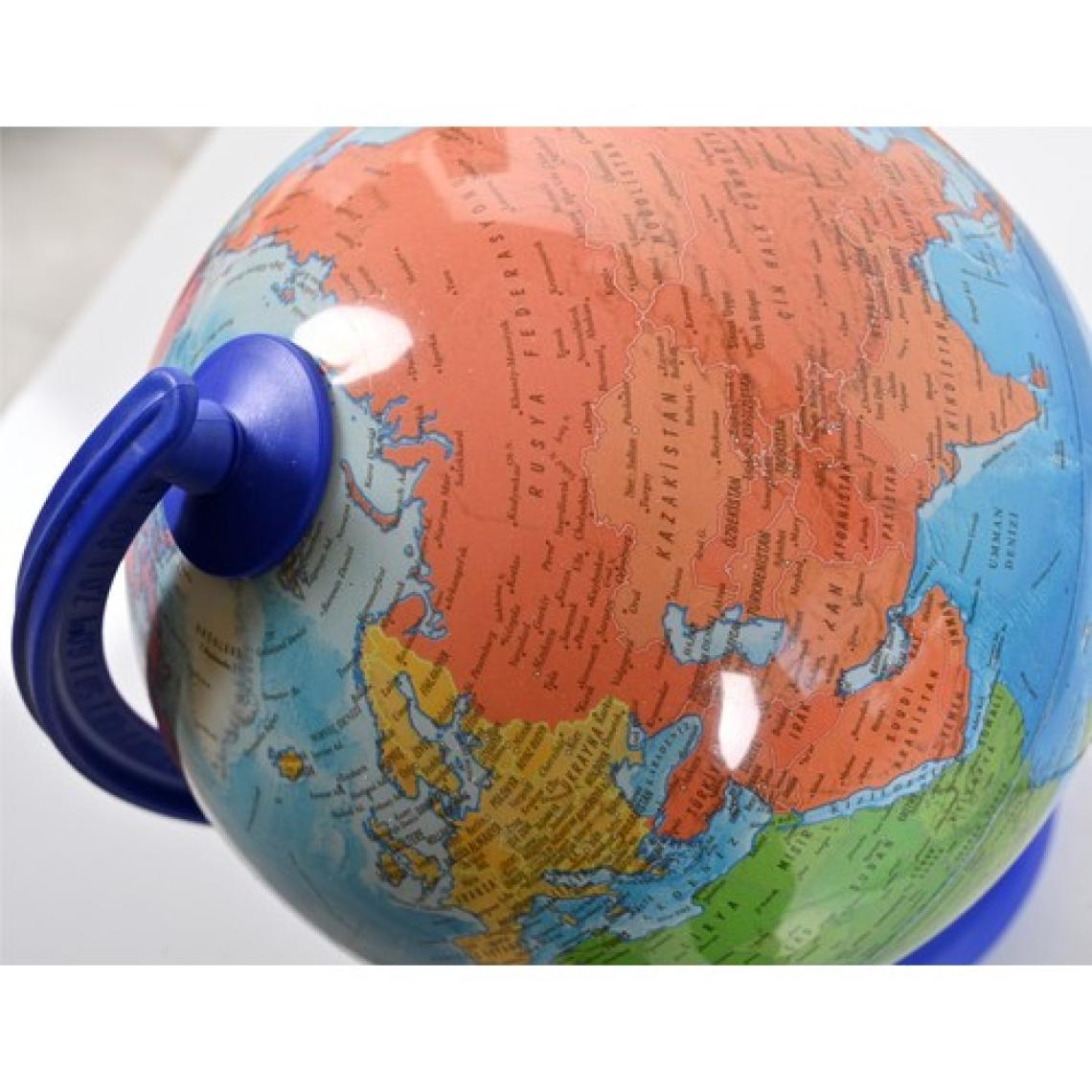 Artı Işıksız 7 Renkli Dünya Küre ( Yerküre )  26 cm
