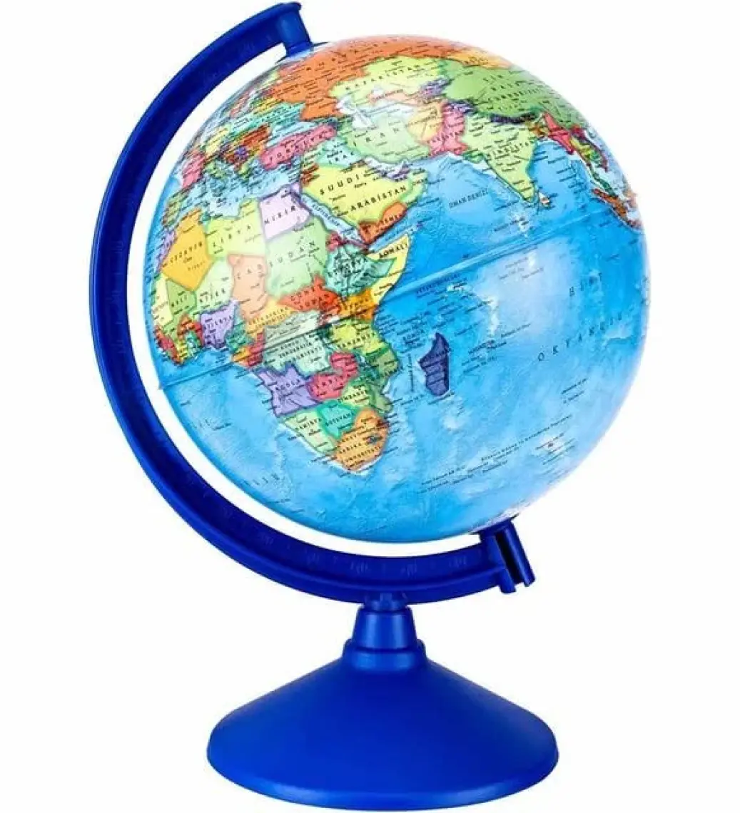 Artı Işıklı Siyasi  Dünya Küre ( Yerküre )  20 cm
