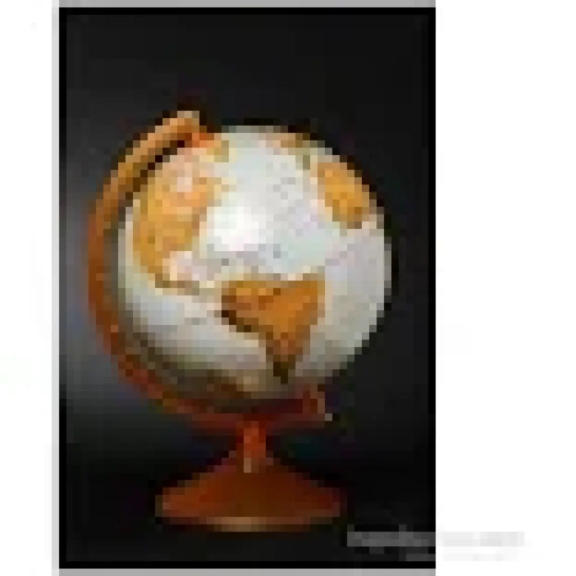Gürbüz Dünya Küresi 26 cm (Turuncu)