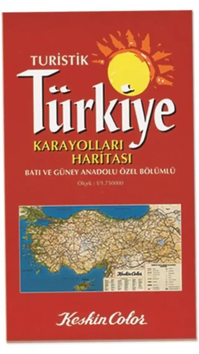 Keskin Color Türkiye Kara Yolları Haritası