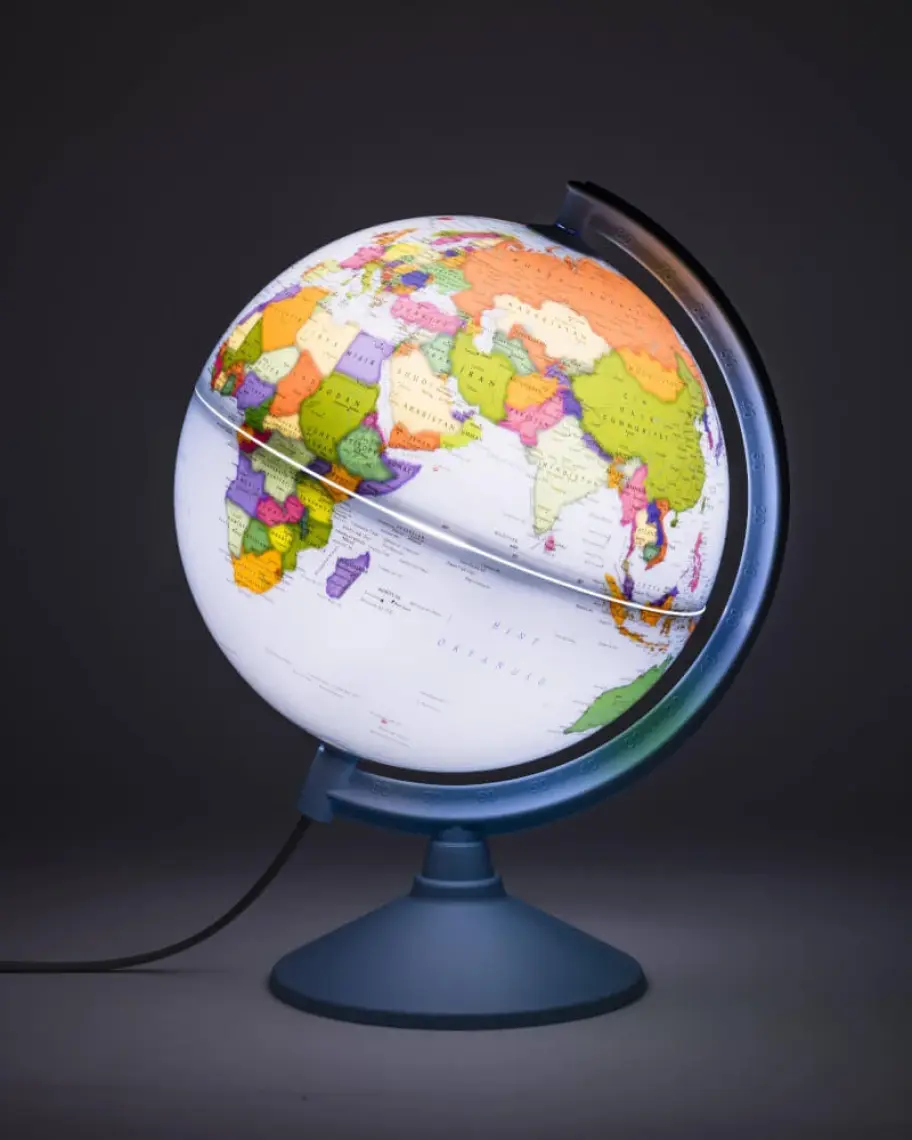 Gürbüz Işıklı Siyasi Küre20 Cm 42201