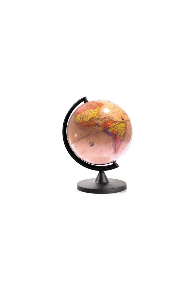 Işıksız Antik Dünya Küre ( Yerküre ) 16 Cm