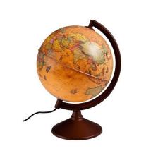 Globe Işıklı Antik Küre 26cm