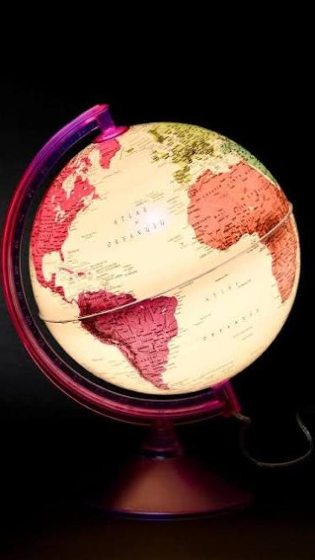 Gürbüz Globe Seven Colors 26 cm Işıklı