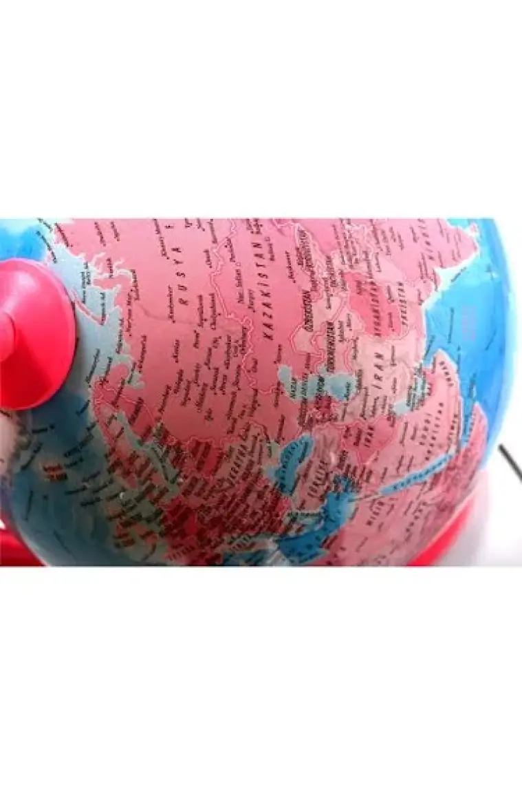 Artı Pembe Dünya Küre Yerküre  20 cm