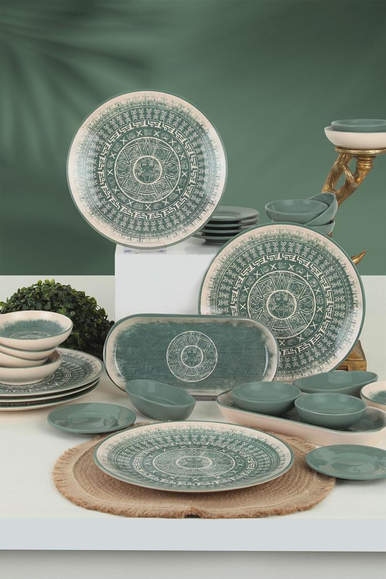 Maya Kahvaltı Takımı 28 Parça 6 Kişilik 20788-20790