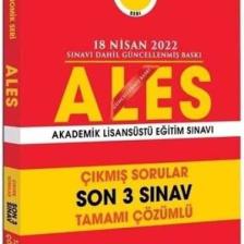 Yargı Yayınevi ALES Ekonomik Seri Son 3 Sınav Çıkmış Sorular (18 Nisan 2022 Sınavı Dahil)