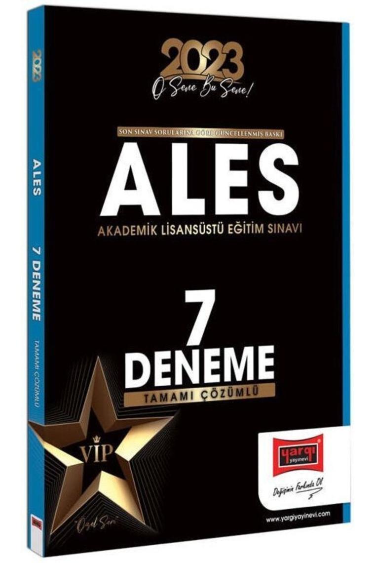 2023 Ales Tamamı Çözümlü 7 Deneme