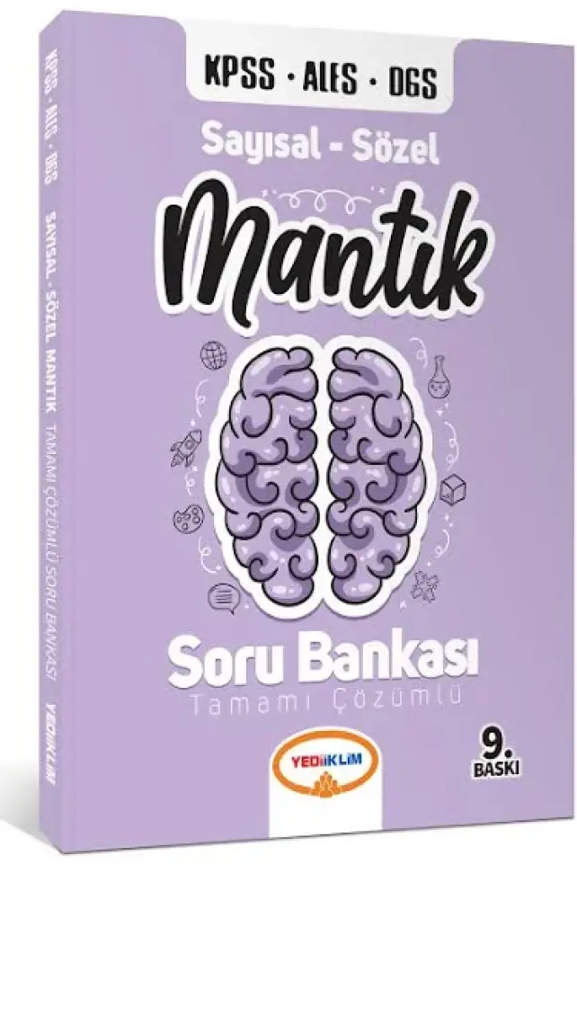 Yediiklim Yayınları Yediiklim Yayınları KPSS ALES 2021 Sayısal - Sözel Mantık Tamamı Çözümlü Soru Bankası