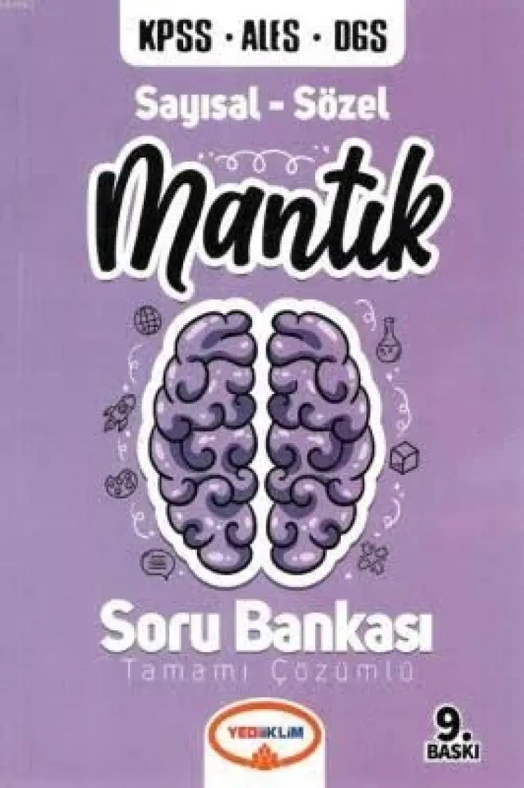 Yediiklim Yayınları Yediiklim Yayınları KPSS ALES 2021 Sayısal - Sözel Mantık Tamamı Çözümlü Soru Bankası