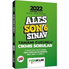 Yediiklim Yayınları ALES 2022 Master Serisi Sayısal Sözel Yetenek Son 6 Sınav Tamamı Çözümlü Çıkmış Sorular