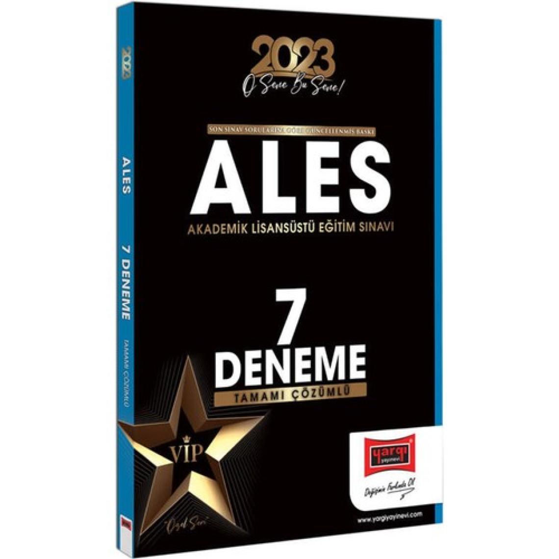 Yargı Yayınevi 2023 ALES Tamamı Çözümlü 7 Deneme