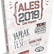 Yediiklim Yayınları 2019 ALES Sayısal Yetenek-Sözel Yetenek Çek Kopart Yaprak Test