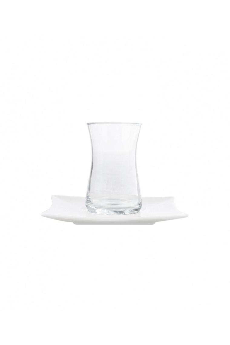 New Perfect White Porselen 26 Parça 6 Kişilik Kare Kahvaltı/servis Takımı