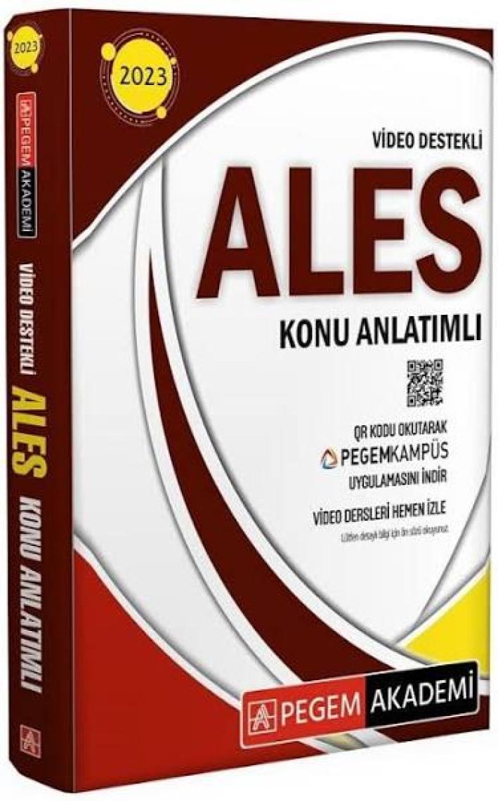Pegem Akademi Yayıncılık ALES 2024 Konu Anlatımlı