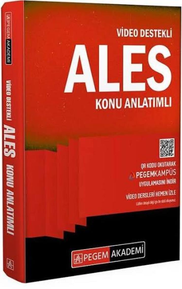 Pegem Akademi Yayıncılık ALES 2024 Konu Anlatımlı