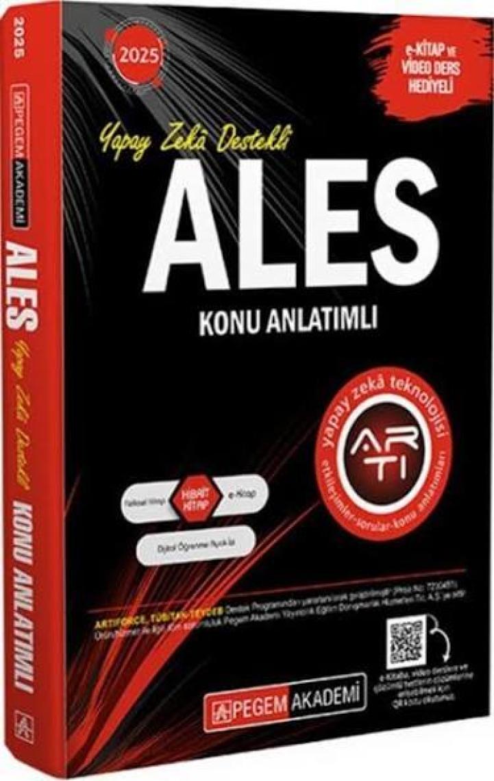 Pegem Akademi Yayıncılık ALES 2024 Konu Anlatımlı