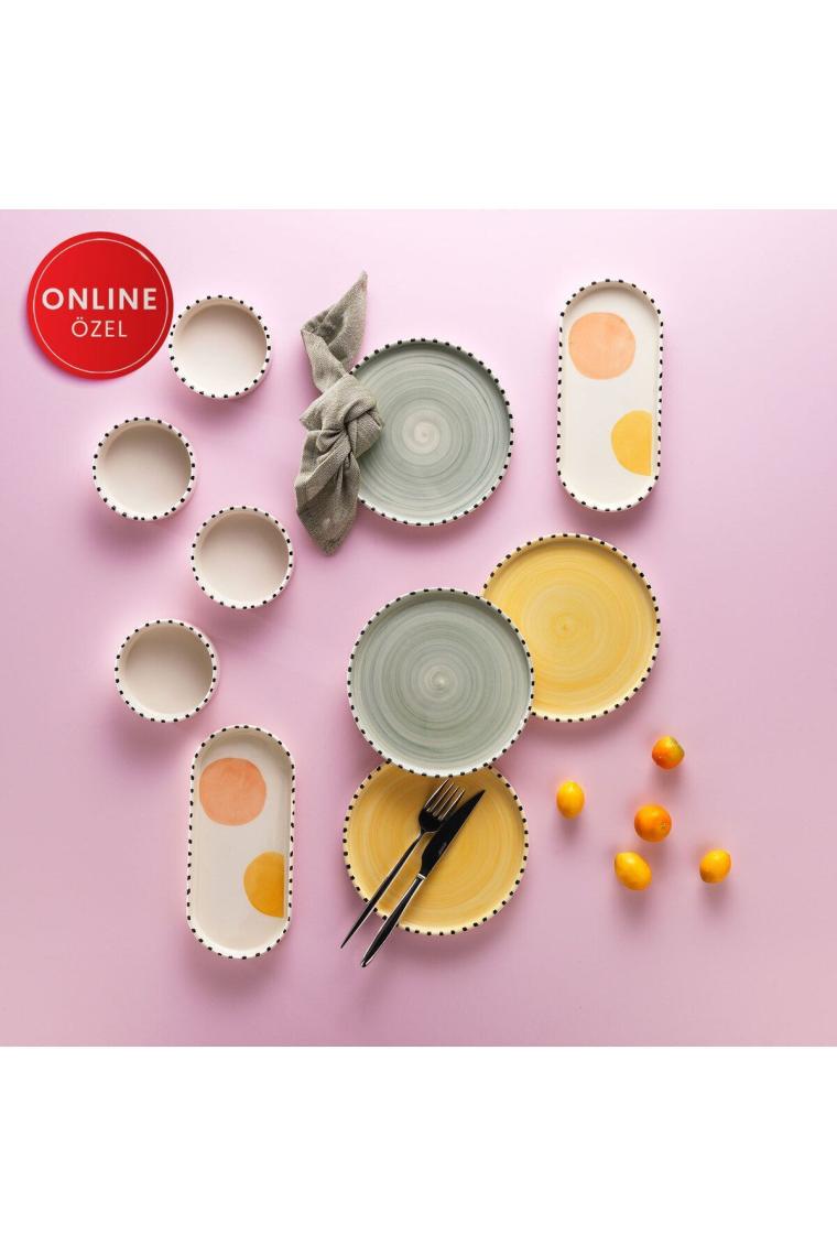 Sunny 4 Kişilik Kahvaltı Takımı-10 Parça-asorti