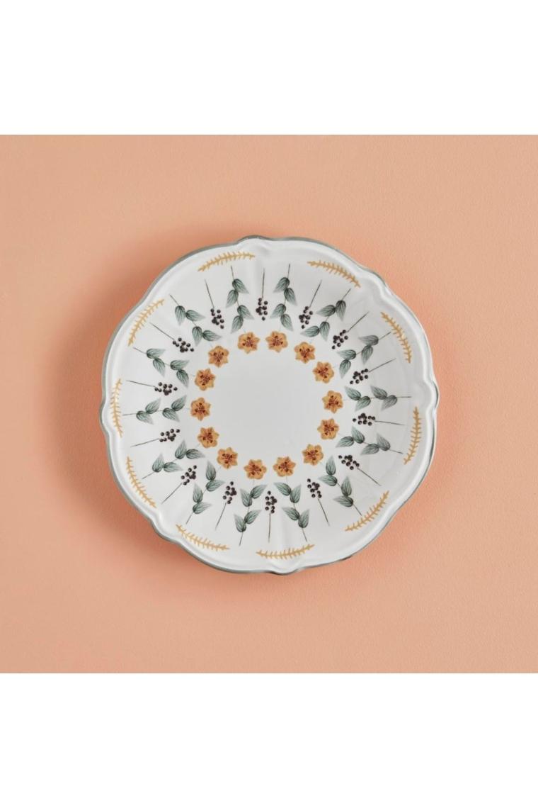 Adelina Stoneware 26 Parça 6 Kişilik Kahvaltı Takımı Yeşil