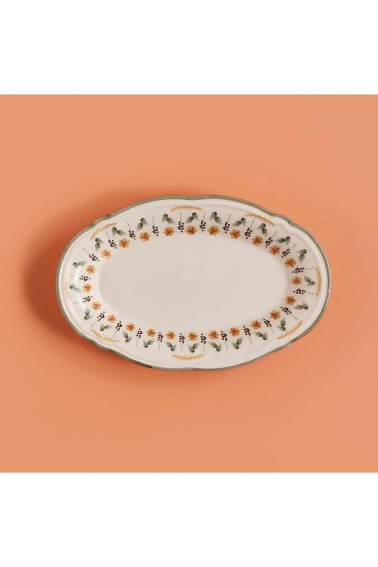 Adelina Stoneware 26 Parça 6 Kişilik Kahvaltı Takımı Yeşil