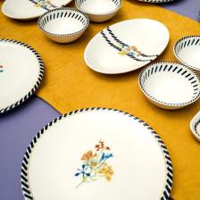 Demet 16 Parça 6 Kişilik Porselen Kahvaltı Takımı