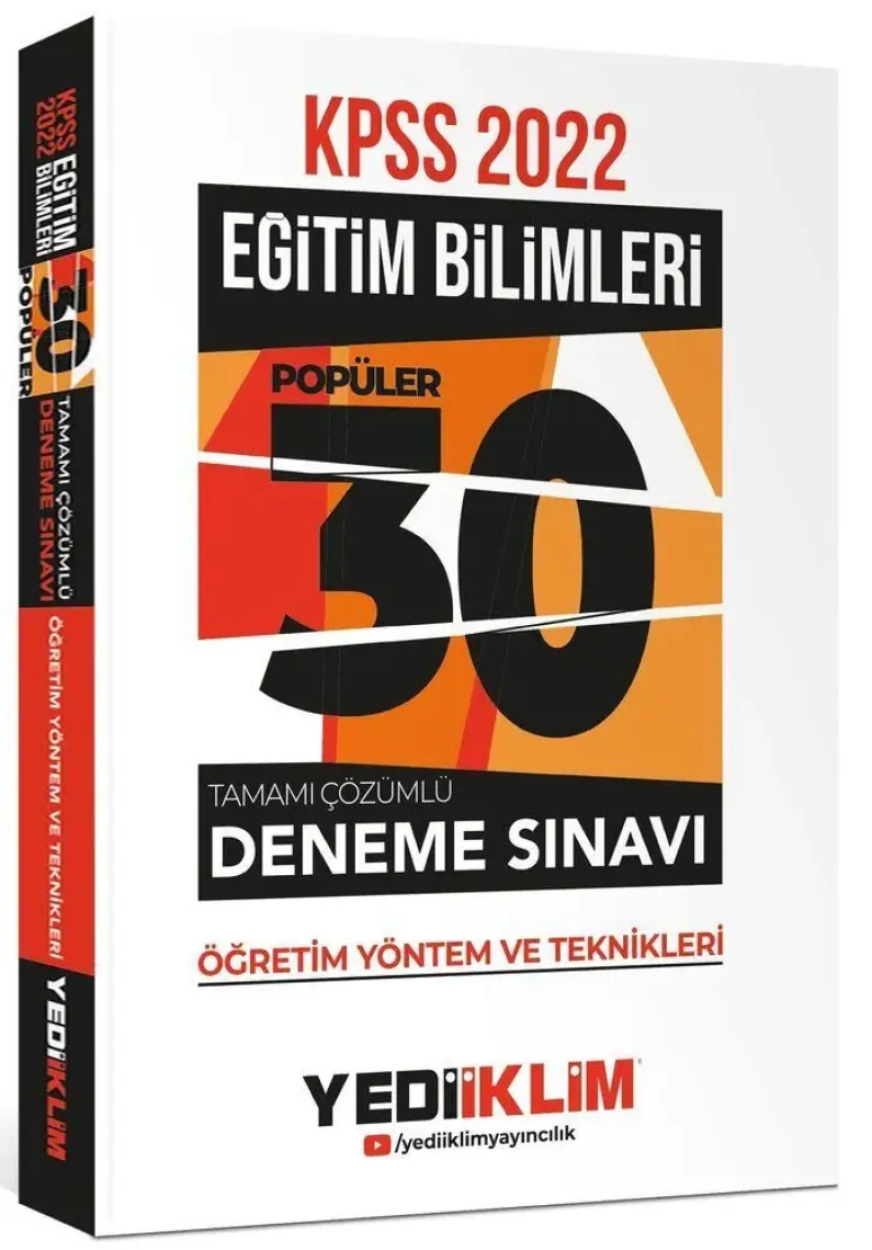 Yediiklim Yayınları ALES 2022 Master Serisi Sayısal- Sözel Yetenek Tamamı Çözümlü 10 Fasikül Deneme