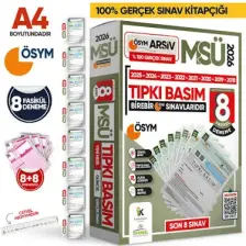İnformal Yayınları 2026 MSÜ ÖSYM Çıkmış Soru Tıpkı Basım Türkiye Geneli Dijital Çözümlü 8li Kitapçık Deneme Paketi