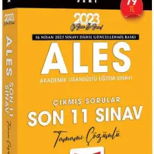 Yargı Yayınevi 2023 ALES Ekonomik Seri Tamamı Çözümlü Son 11 Sınav Çıkmış Sorular
