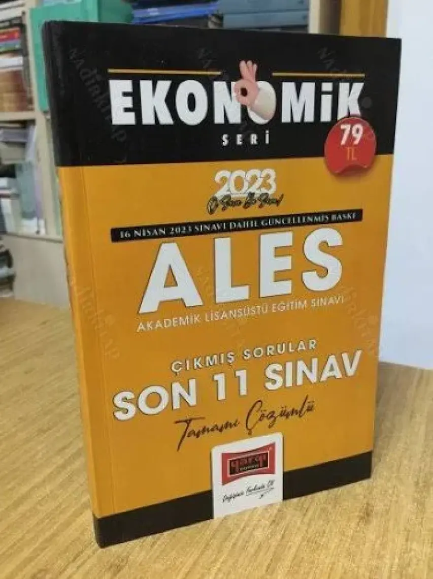Yargı Yayınevi 2023 ALES Ekonomik Seri Tamamı Çözümlü Son 11 Sınav Çıkmış Sorular