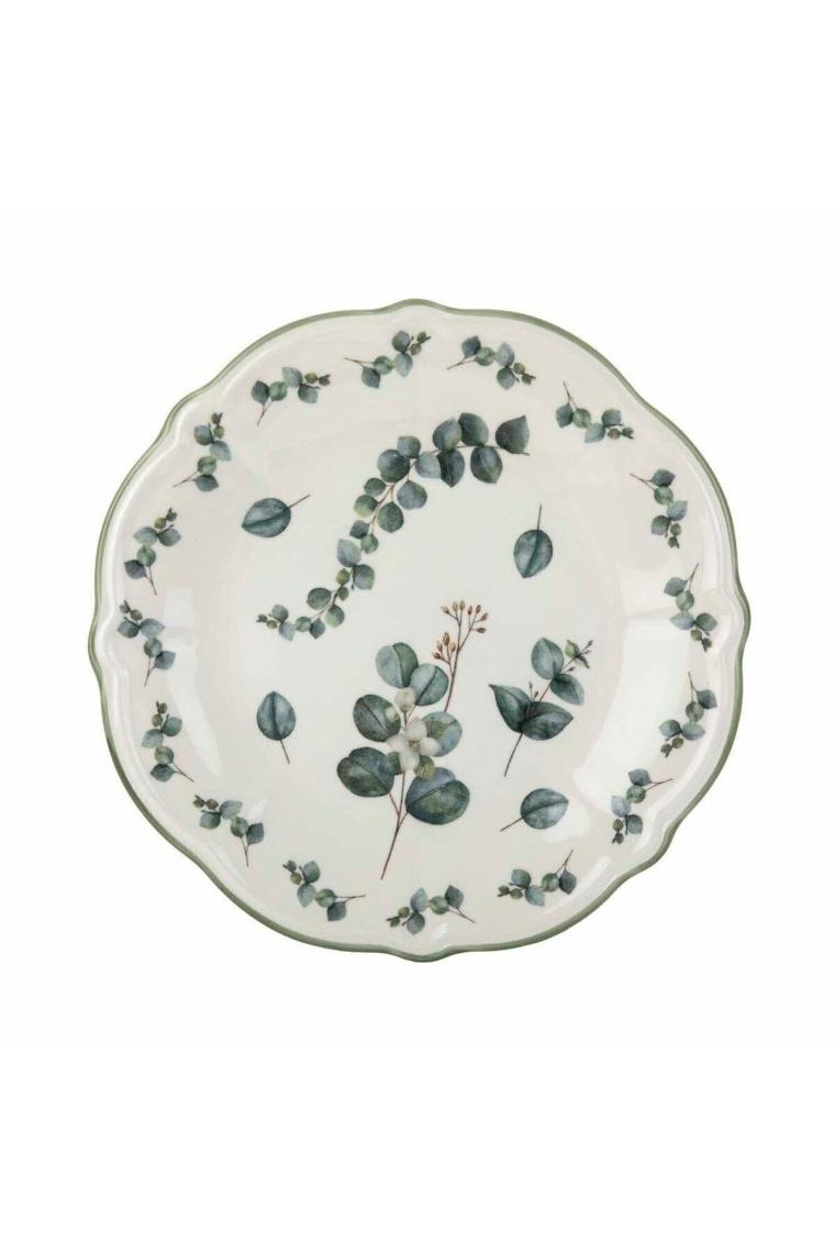 Ocaliptus Stoneware 26 Parça 6 Kişilik Kahvaltı Takımı Yeşil