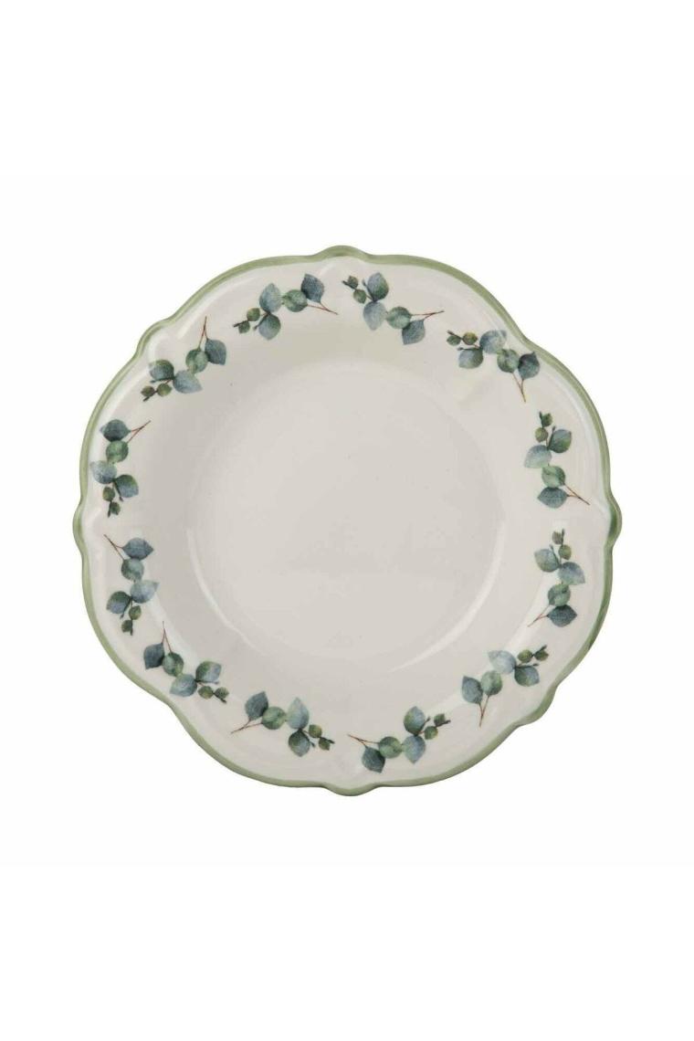 Ocaliptus Stoneware 26 Parça 6 Kişilik Kahvaltı Takımı Yeşil