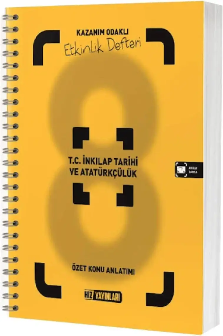 Hız Yayınları 8. Sınıf T.C Inkılap Tarihi ve Atatürkçülük Konu Anlatımlı Etkinlik Kitabı